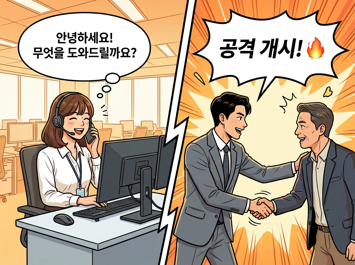 영업 출격 - 전화상담 & 현장미팅